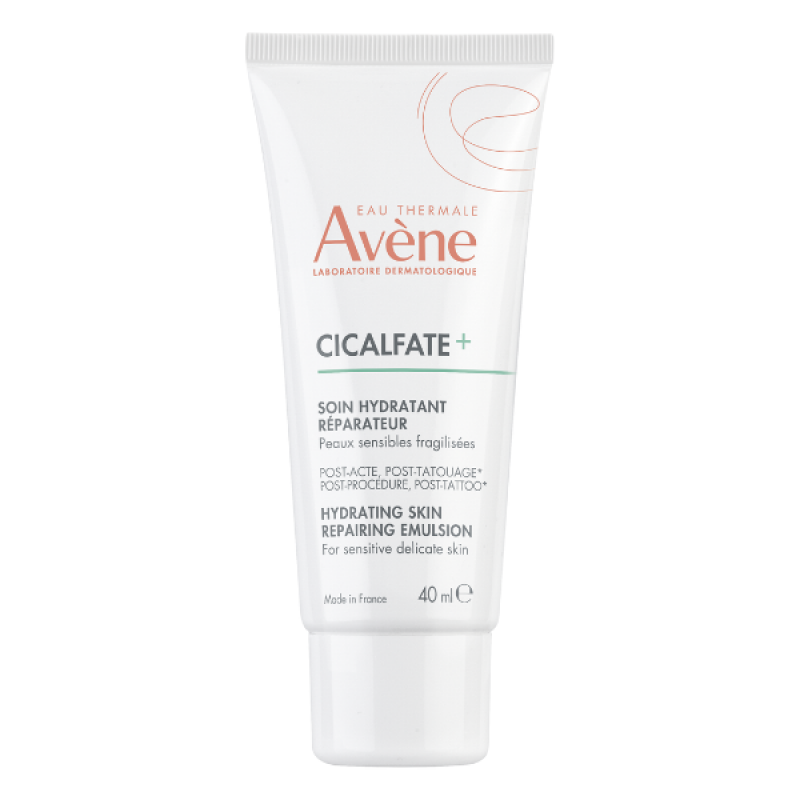 Avene Cicalfate+ Hydrating Skin Repairing Emulsion Post Tattoo Επανορθωτική Ενυδατική Φροντίδα Μετά από Τατουάζ, 40ml