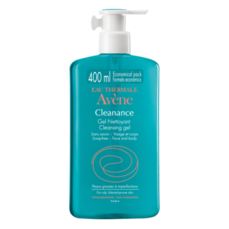 Avene Cleanance Gel Καθαρισμού Nettoyant, Καθαρισμός Προσώπου/Σώματος για Λιπαρά Δέρματα, 400ml Avene Cleanance Gel Καθαρισμού Nettoyant, Καθαρισμός Προσώπου/Σώματος για Λιπαρά Δέρματα, 400ml