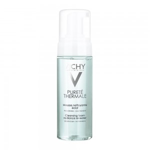 Vichy Purete Thermale Purifying Foaming Water Αφρώδες Νερό Καθαρισμού Προσώπου και Ματιών για Ευαίσθητες Επιδερμίδες, 150ml