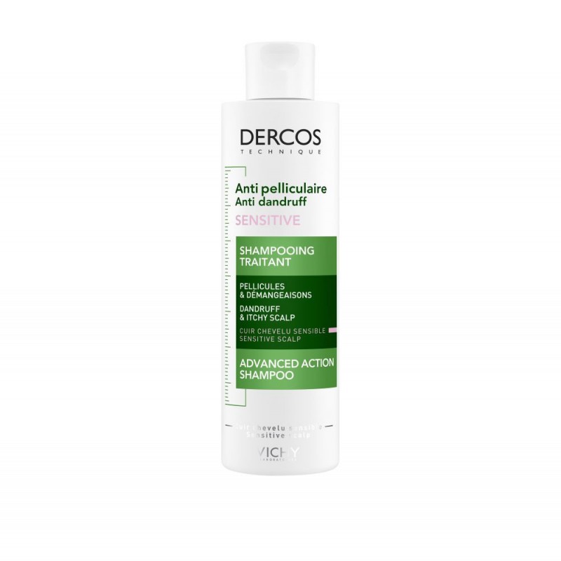 Vichy Dercos Anti Dandruff Shampoo Sensitive Σαμπουάν για τη Ρύθμιση της Ξηροδερμίας & της Πιτυρίδας, 200ml Vichy Dercos Anti Dandruff Shampoo Sensitive Σαμπουάν για τη Ρύθμιση της Ξηροδερμίας & της Πιτυρίδας, 200ml