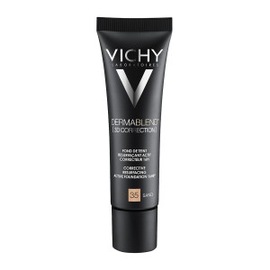 Vichy Dermablend 3D No.35 Sand Make Up Ενεργής Διόρθωσης 16 Ωρών για Υψηλή Κάλυψη και Επανόρθωση, 30ml