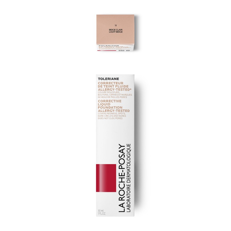 La Roche Posay Toleriane Teint Fluide Make Up σε Ρευστή Μορφή για Ευαίσθητο Μικτό έως Λιπαρό Δέρμα με SPF25 & Χρώμα Μεσαίο Μπέζ (11), 30ml La Roche Posay Toleriane Teint Fluide Make Up σε Ρευστή Μορφή για Ευαίσθητο Μικτό έως Λιπαρό Δέρμα με SPF25 & Χρώμα Μεσαίο Μπέζ (11), 30ml