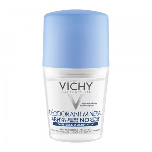Vichy Deodorant Mineral 48h Roll On Αποσμητικό Χωρίς Άλατα Αλουμινίου, για Ευαίσθητα Δέρματα, 50ml