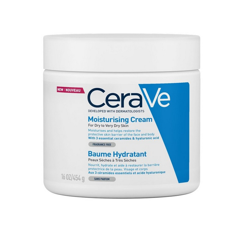 CeraVe Moisturizing Cream Ενυδατική Κρέμα για Ξηρό/Πολύ Ξηρό Δέρμα, 454gr CeraVe Moisturizing Cream Ενυδατική Κρέμα για Ξηρό/Πολύ Ξηρό Δέρμα, 454gr