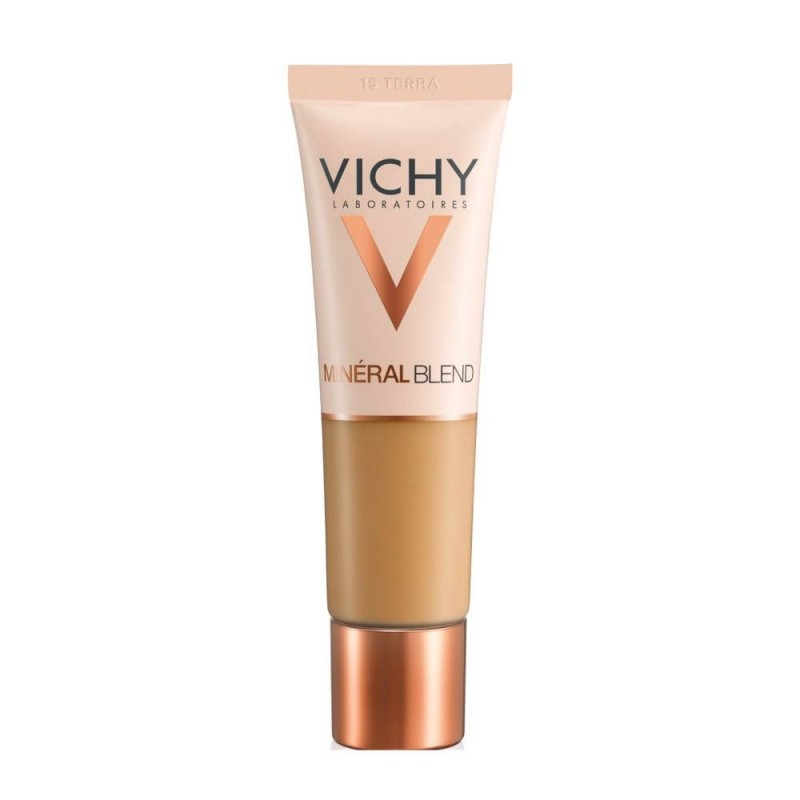 Vichy MineralBlend Hydrating Fluid Foundation No.15 Terra με Υδάτινη Βάση για Λαμπερή Επιδερμίδα & 16ωρο Κράτημα, 30ml Vichy MineralBlend Hydrating Fluid Foundation No.15 Terra με Υδάτινη Βάση για Λαμπερή Επιδερμίδα & 16ωρο Κράτημα, 30ml