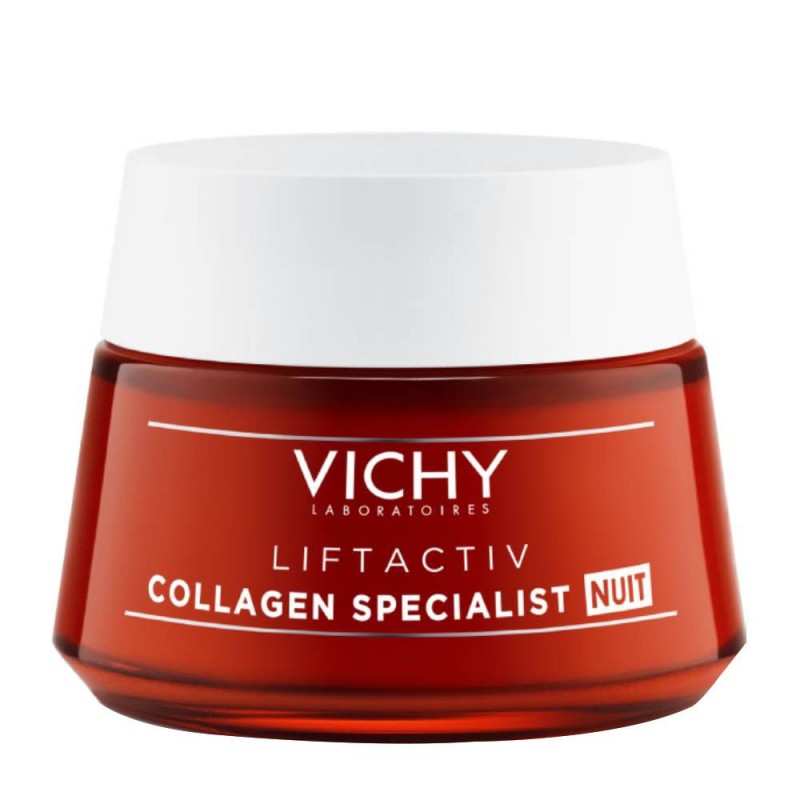 Vichy Liftactiv Collagen Specialist Night Κρέμα Νύχτας με Αντιρυτιδική Δράση για Σύσφιξη & Λάμψη, 50ml Vichy Liftactiv Collagen Specialist Night Κρέμα Νύχτας με Αντιρυτιδική Δράση για Σύσφιξη & Λάμψη, 50ml