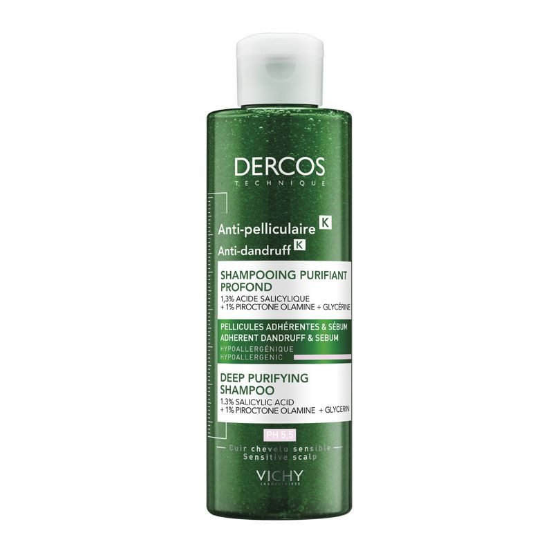 Vichy Dercos Anti-Dandruff Κ Αντιπιτυριδικό Σαμπουάν για Ευαίσθητο Τριχωτό, 250ml