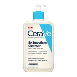 CeraVe SA Smoothing Cleanser Τζελ Καθαρισμού & Απολέπισης της Ξηρής Επιδερμίδας, 473ml