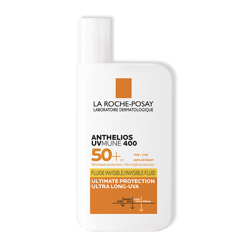 La Roche Posay Anthelios Uvmune 400 Invisible Fluid SPF50+ Αντηλιακό Γαλάκτωμα Προσώπου με Άρωμα, 50ml