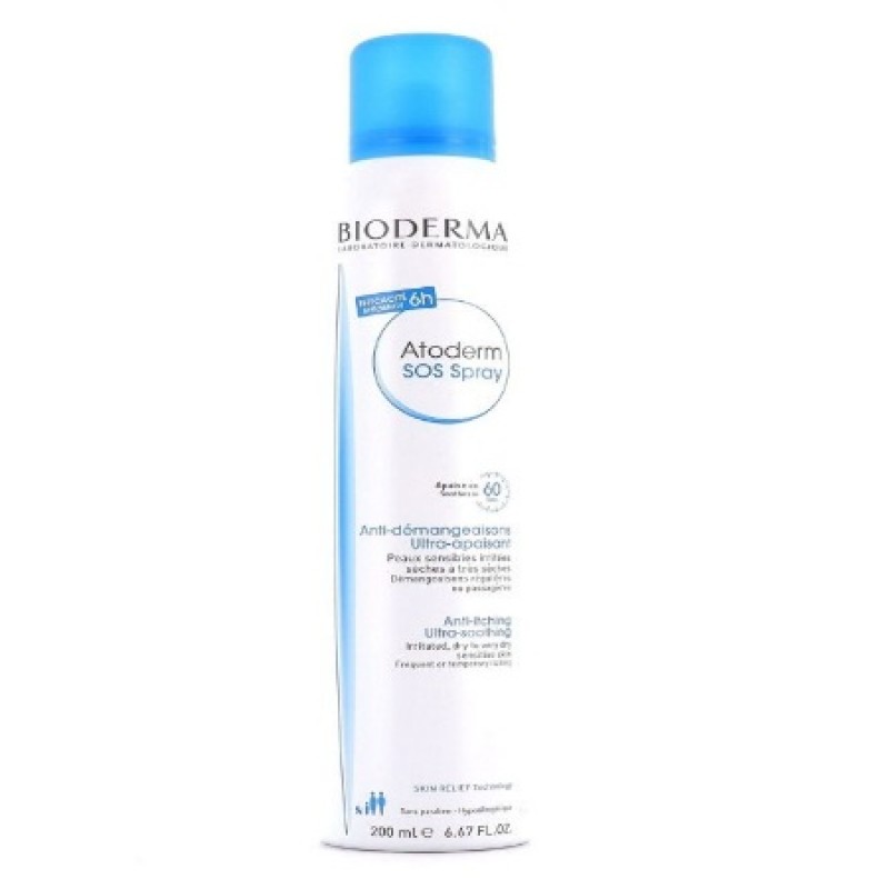Bioderma Atoderm SOS Spray με Αντικνησμώδη Καταπραϋντική Δράση για Πολύ Ξηρό & Ευαίσθητο Δέρμα, 200ml Bioderma Atoderm SOS Spray με Αντικνησμώδη Καταπραϋντική Δράση για Πολύ Ξηρό & Ευαίσθητο Δέρμα, 200ml