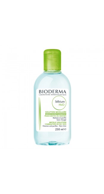 Bioderma Sebium H2O Δερματολογικό Νερό Καθαρισμού Micellaire Απομακρύνει το Μακιγιάζ & Ρύπους Μεικτό/Λιπαρό ή με Τάση Ακμής Δέρμα, 250ml