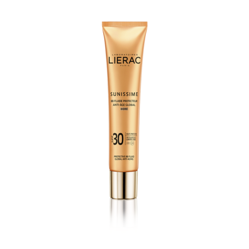 Lierac Sunissime BB Fluide Protecteur Anti-Age Global Λεπτόρρευστη Αντηλιακή & Αντιγηραντική Κρέμα με Χρώμα SPF30 Dore, 40ml Lierac Sunissime BB Fluide Protecteur Anti-Age Global Λεπτόρρευστη Αντηλιακή & Αντιγηραντική Κρέμα με Χρώμα SPF30 Dore, 40ml