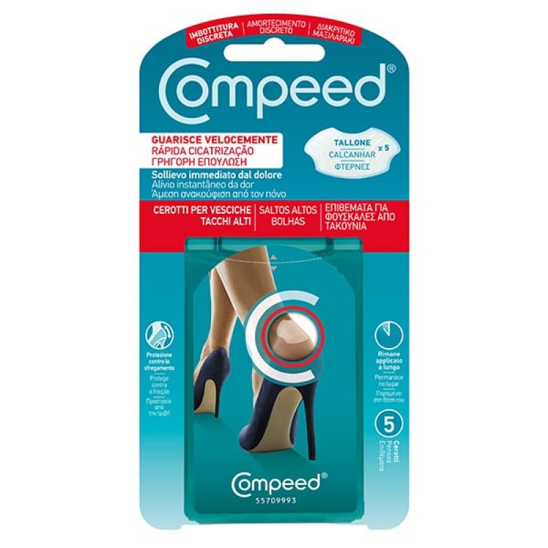 Compeed Blisters High Heels Επιθέματα για Φουσκάλες από Τακούνια, 5 τεμάχια