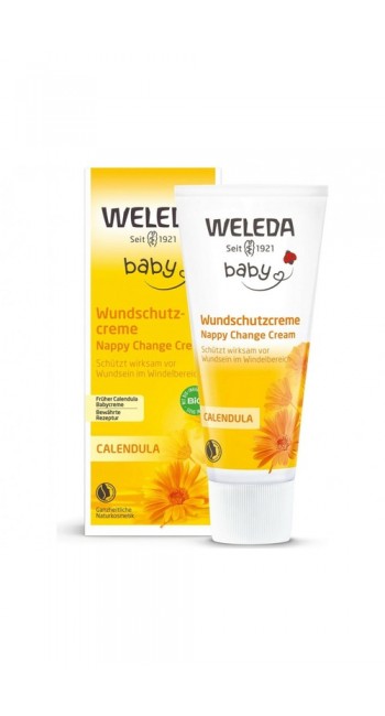 Weleda baby κρέμα καλέντουλας για αλλαγή πάνας, 75ml 