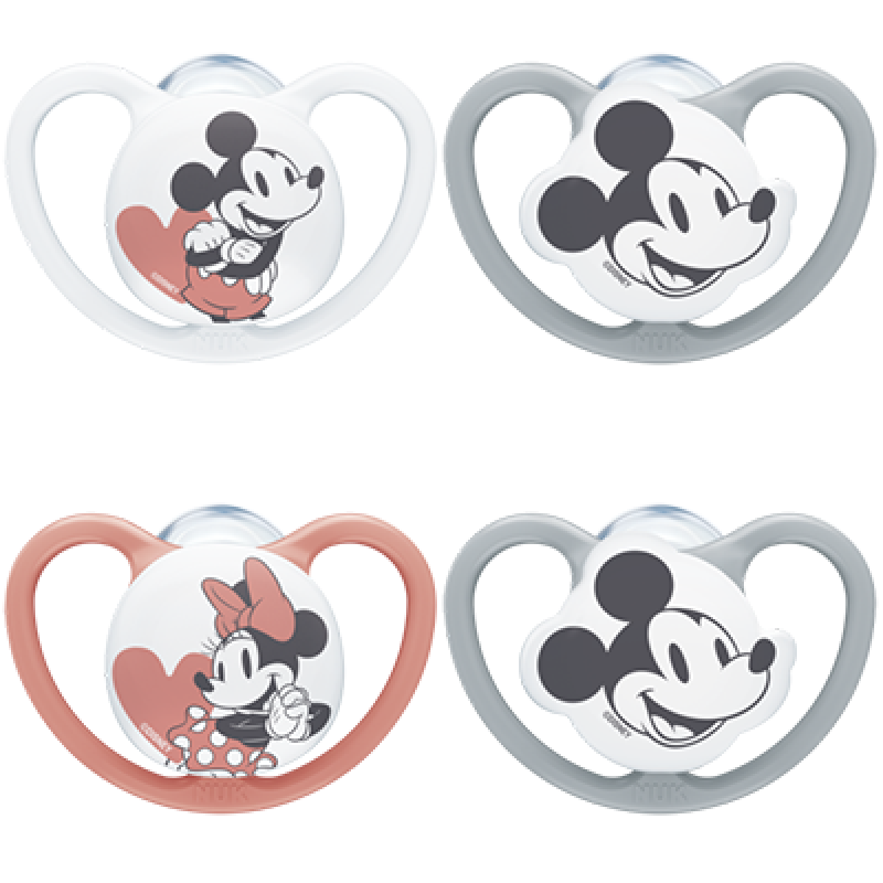 Nuk Space Disney Baby Ορθοδοντική Πιπίλα Σιλικόνης σε Θήκη 6-18m, 1τεμ Nuk Space Disney Baby Ορθοδοντική Πιπίλα Σιλικόνης σε Θήκη 6-18m, 1τεμ