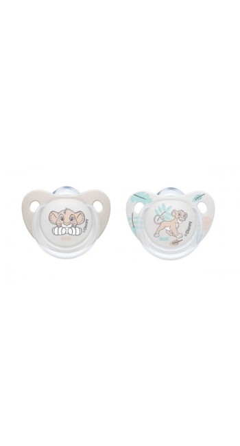 Nuk Disney Baby Πιπίλες Σιλικόνης για 0-6 μηνών, 2τεμ