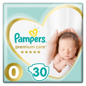 Pampers Premium Care Πάνα Μέγεθος 0(<3kg), 30τμχ