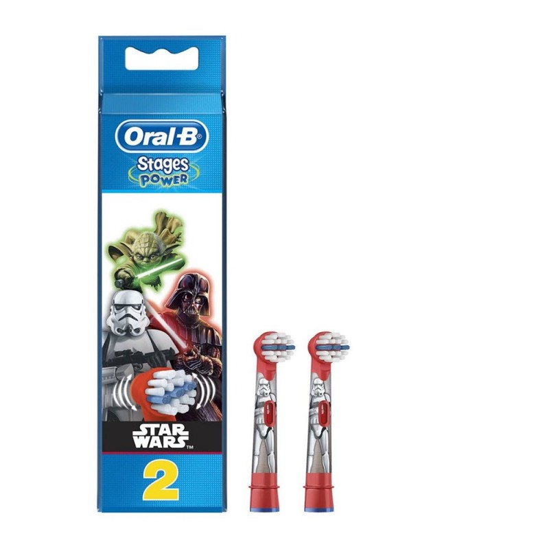 Oral-B Stages Power Star Wars, Ανταλλακτικά για Ηλεκτρ. Παιδική Οδοντόβουρτσα Star Wars 2Τμχ Oral-B Stages Power Star Wars, Ανταλλακτικά για Ηλεκτρ. Παιδική Οδοντόβουρτσα Star Wars 2Τμχ