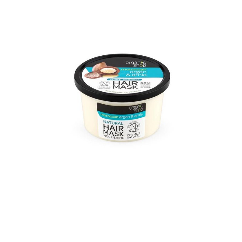 Organic Shop by Natura Siberica Argan & Amla Μάσκα Θρέψης Mαλλιών, 250ml Organic Shop by Natura Siberica Argan & Amla Μάσκα Θρέψης Mαλλιών, 250ml