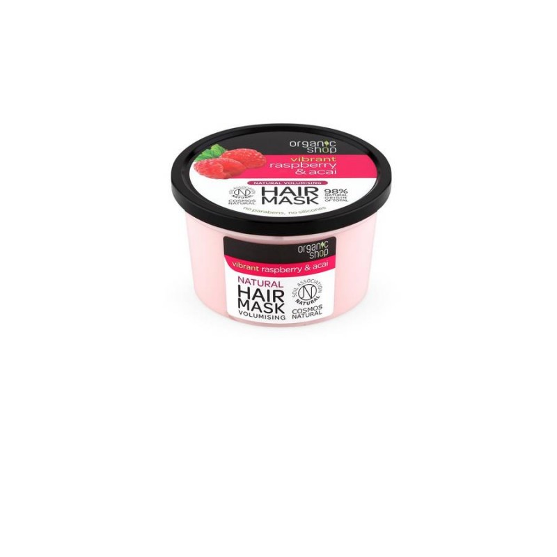 Organic Shop by Natura Siberica Raspberry & Acai Μάσκα Μαλλιών, 250ml Organic Shop by Natura Siberica Raspberry & Acai Μάσκα Μαλλιών, 250ml