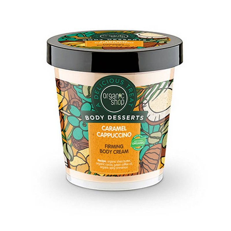 Organic Shop by Natura Siberica Body Desserts Caramel Cappuccino Συσφικτική Κρέμα Σώματος Καραμέλα Καπουτσίνο, 450ml Organic Shop by Natura Siberica Body Desserts Caramel Cappuccino Συσφικτική Κρέμα Σώματος Καραμέλα Καπουτσίνο, 450ml
