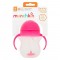 Munchkin Tip & Sip Cup Pink Παιδικό Χρωματιστό Κύπελλο Με Ενσωματωμένο Καλαμάκι 1 τεμάχιο