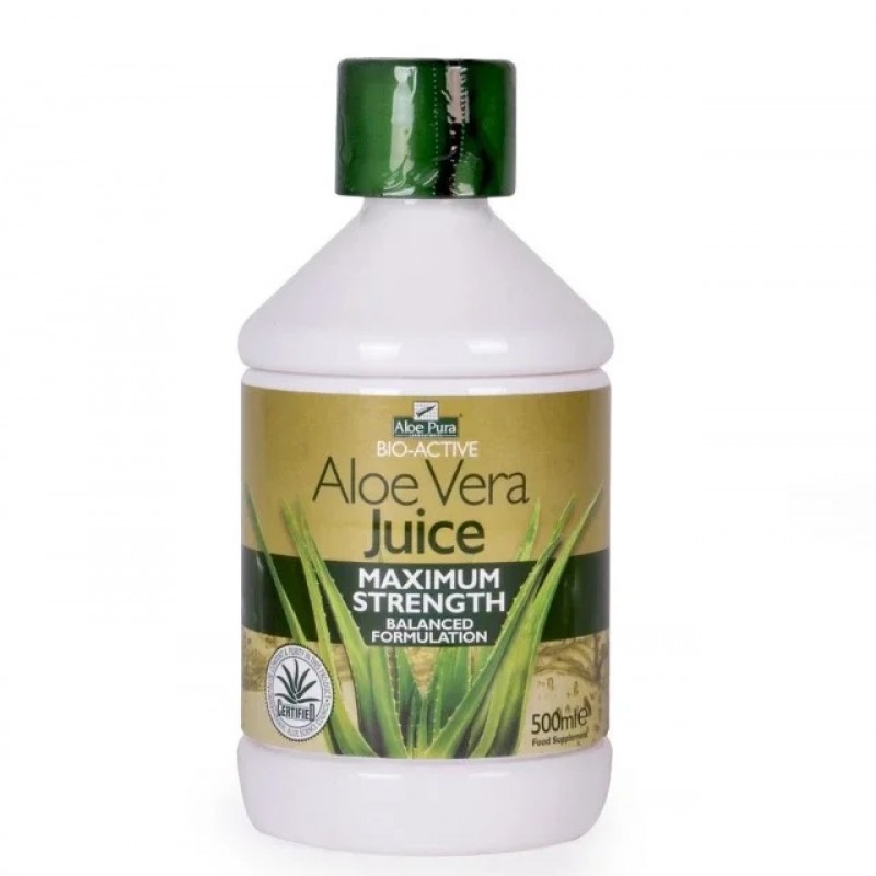 Optima Aloe Vera Juice Maximum Strength 100% Φυσικός Χυμός Αλόης, 500ml Optima Aloe Vera Juice Maximum Strength 100% Φυσικός Χυμός Αλόης, 500ml