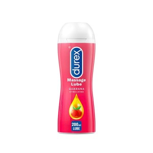 Durex Play Massage 2 σε 1 Guarana Διεγερτικό Gel για Μασάζ ή Χρήση ως Λιπαντικό με Guarana, 200ml