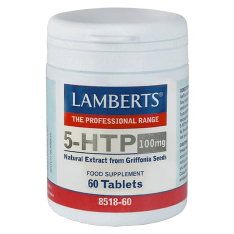 Lamberts 5-HTP 100MG Ρυθμιστής της Σεροτονίνης & της Καλής Διάθεσης, 60tabs Lamberts 5-HTP 100MG Ρυθμιστής της Σεροτονίνης & της Καλής Διάθεσης, 60tabs