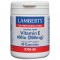Lamberts Vitamin E 400 iu Natural Form για τη Διατήρηση της Καλής Υγείας του Δέρματος, 60caps