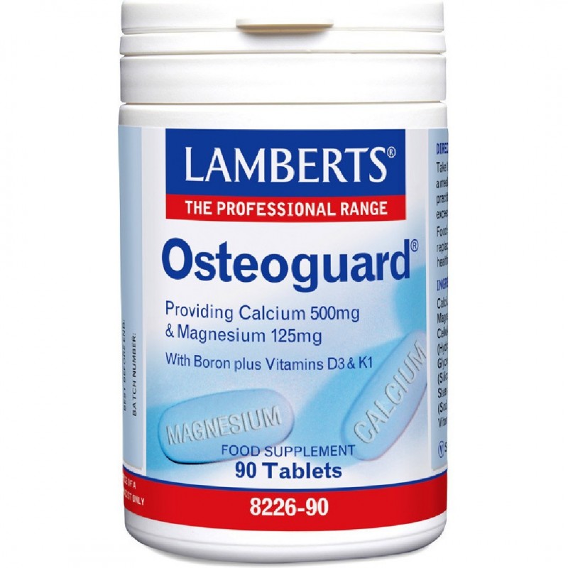Lamberts – Osteoguard Ολοκληρωμένη Φόρμουλα για Υγειή Οστά – 90tabs Lamberts – Osteoguard Ολοκληρωμένη Φόρμουλα για Υγειή Οστά – 90tabs