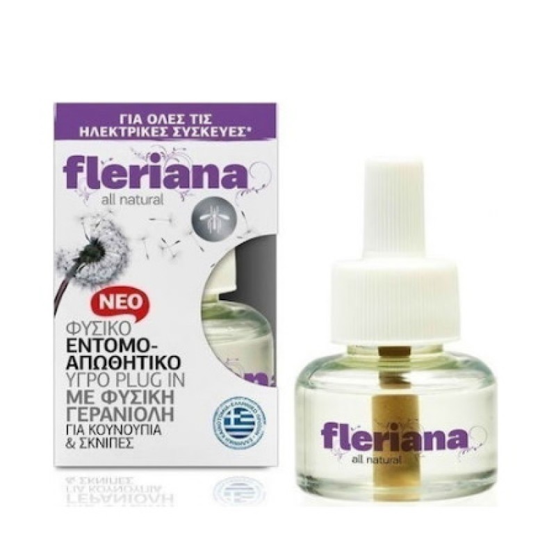 Power Health Fleriana Plugin 100% Φυσικό Εντομοαπωθητικό Υγρό Plugin, 30ml Power Health Fleriana Plugin 100% Φυσικό Εντομοαπωθητικό Υγρό Plugin, 30ml
