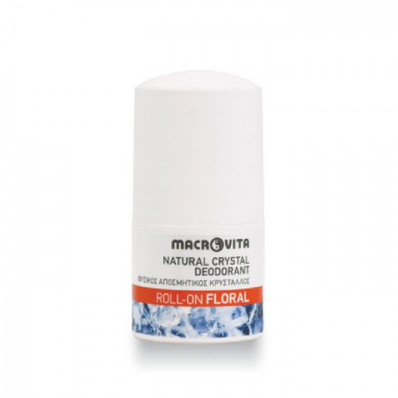 Macrovita Φυσικός Αποσμητικός Κρύσταλλος Roll On Floral, 50ml Macrovita Φυσικός Αποσμητικός Κρύσταλλος Roll On Floral, 50ml
