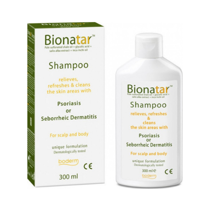 Boderm Bionatar Σαμπουάν για την Ανακούφιση των Συμπτωμάτων της Ψωρίασης & της Σμηγματορροϊκής Δερματίτιδας, 300ml Boderm Bionatar Σαμπουάν για την Ανακούφιση των Συμπτωμάτων της Ψωρίασης & της Σμηγματορροϊκής Δερματίτιδας, 300ml