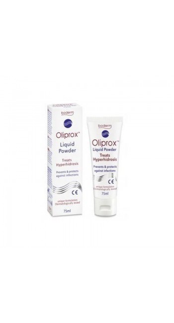 Boderm Oliprox Υγρή Πούδρα κατά της Υπεριδρωσίας, 75ml