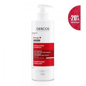 Vichy Dercos Energizing Shampoo Δυναμωτικό Σαμπουάν κατά της Τριχόπτωσης (-20%), 400ml