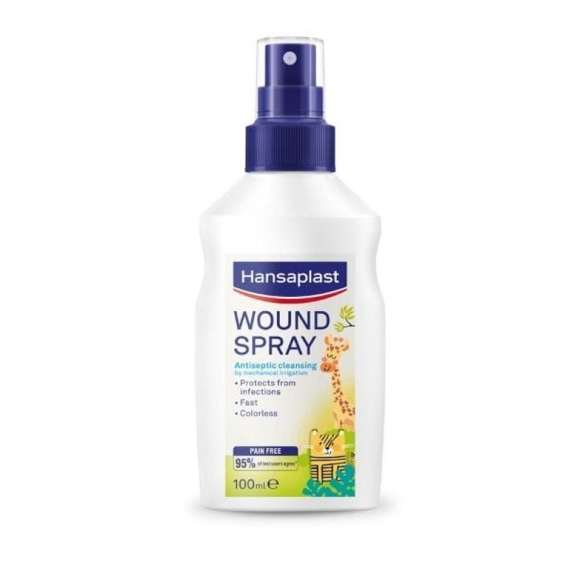 Hansaplast Wound Spray Σπρέι Καθαρισμού Πληγών για Παιδιά, 100ml Hansaplast Wound Spray Σπρέι Καθαρισμού Πληγών για Παιδιά, 100ml