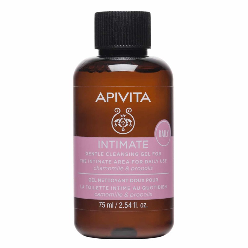 Apivita Intimate Daily Απαλό Gel Καθαρισμού για την Ευαίσθητη Περιοχή με Χαμομήλι & Πρόπολη, 75ml Apivita Intimate Daily Απαλό Gel Καθαρισμού για την Ευαίσθητη Περιοχή με Χαμομήλι & Πρόπολη, 75ml