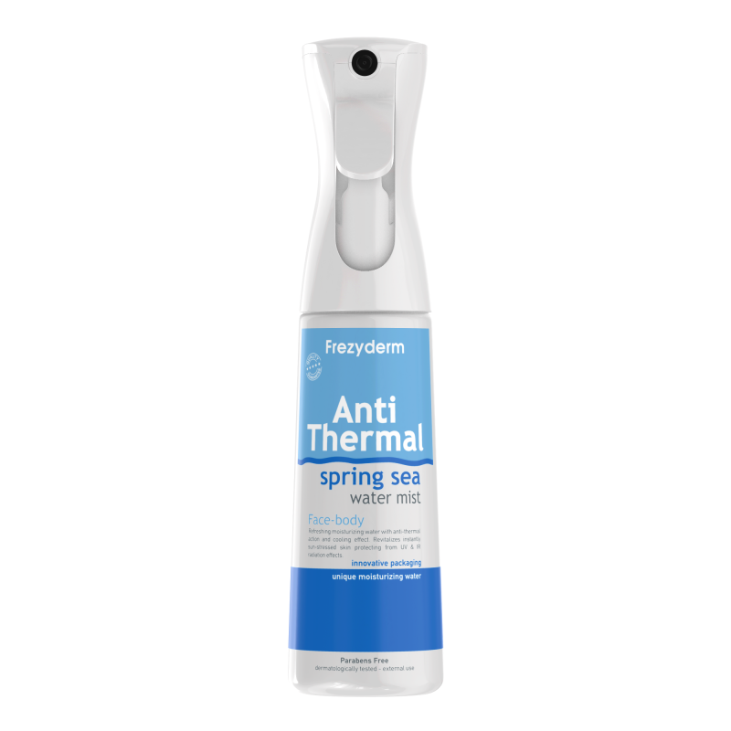 Frezyderm Anti Thermal Water Mist Καταπραϋντικό Ενυδατικό Νερό με Αντιθερμική Δράση, για Πρόσωπο & Σώμα, 300ml