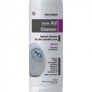 Frezyderm Intim Aid Cleanser pH 5.0 Καθαριστικό Ευαίσθητης Περιοχής, 200ml