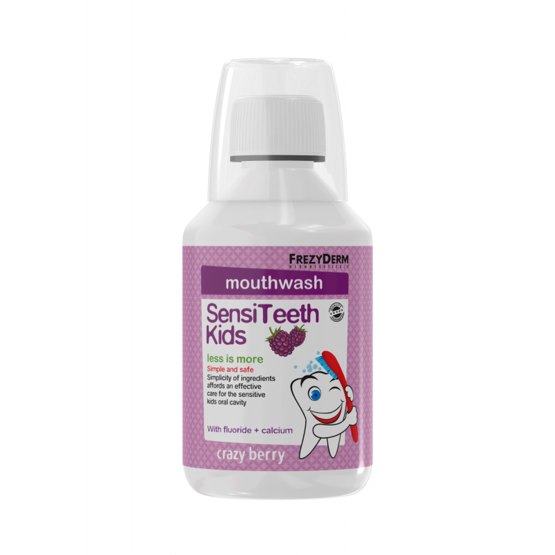 Frezyderm SensiTeeth Kids Mouthwash Στοματικό Διάλυμα κατά της Τερηδόνας για Παιδιά από 3 ετών, 250ml