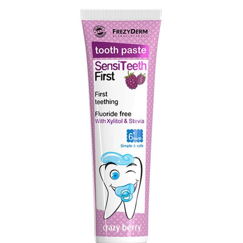 Frezyderm SensiTeeth First Tooth Paste Βρεφική Οδοντόκρεμα από 6 μηνών έως Παιδιά 3 ετών, 40ml