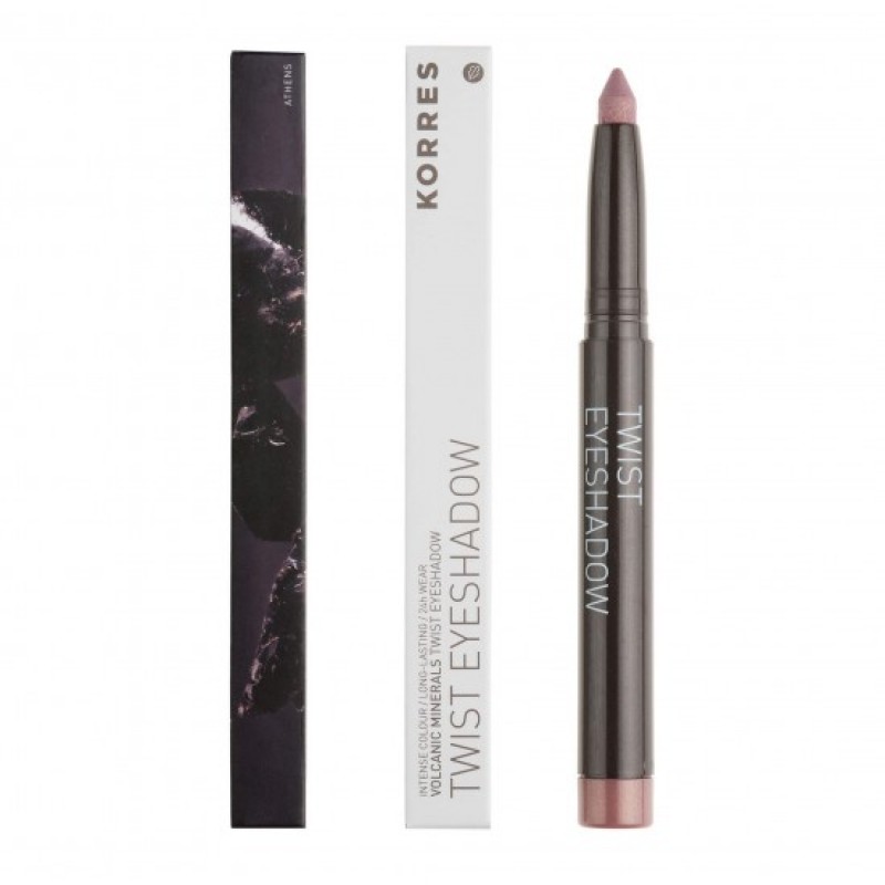 Korres Volcanic Minerals Twist Eyeshadow No 68 Golden Pink, Σκιά με κρεμώδης υφή, 1.4gr Korres Volcanic Minerals Twist Eyeshadow No 68 Golden Pink, Σκιά με κρεμώδης υφή, 1.4gr