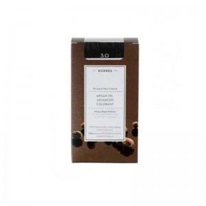 Korres Argan Oil Advanced Colorant 3.0 Καστανό Σκούρο Φυσικό 50ml