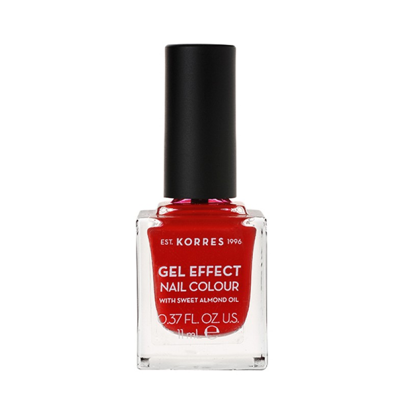 Korres Gel Effect Nail Colour No.53 Royal Red Βερνίκι Νυχιών, 11ml Korres Gel Effect Nail Colour No.53 Royal Red Βερνίκι Νυχιών, 11ml