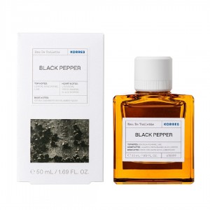 Korres Eau De Toilette Black Pepper Ανδρικό Άρωμα Μαύρο Πιπέρι, 50ml.