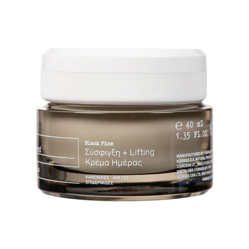 Korres Black Pine Bounce Firming Moisturizer Μαύρη Πεύκη Σύσφιγξη + Lifting Κρέμα Ημέρας Κανονικές/Μικτές Επιδερμίδες, 40ml Korres Black Pine Bounce Firming Moisturizer Μαύρη Πεύκη Σύσφιγξη + Lifting Κρέμα Ημέρας Κανονικές/Μικτές Επιδερμίδες, 40ml