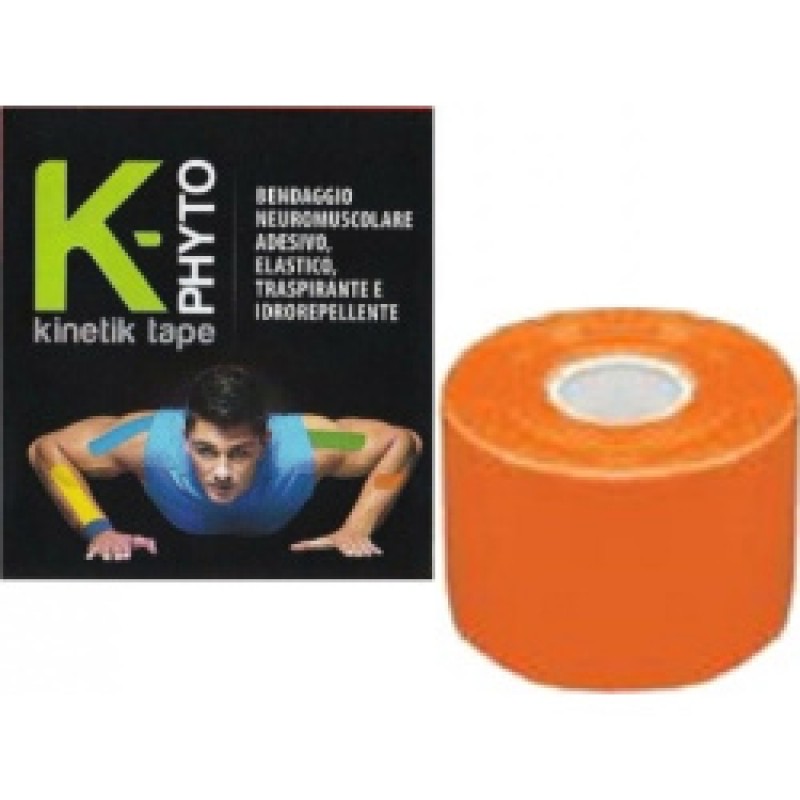 Kinetik Tape K-Phyto 2 Sides Stretch 5cmx5m σε Πορτοκαλί Χρώμα Αθλητική Ταινία Συγκράτησης Μυών, 1τμχ Kinetik Tape K-Phyto 2 Sides Stretch 5cmx5m σε Πορτοκαλί Χρώμα Αθλητική Ταινία Συγκράτησης Μυών, 1τμχ