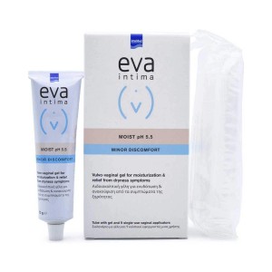 Eva Intima Moist Αιδοιοκολπική Γέλη για Ενυδάτωση & Ανακούφιση από την Ξηρότητα, Σωληνάριο & 9 Κολπικοί Εφαρμοστές