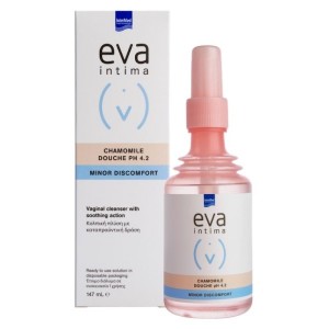 Eva Intermed Intima Chamomile Douche pH 4.2 Κολπική Πλύση με Χαμομήλι για Άμεσο Καθαρισμό, Αντιφλογιστική & Καταπραϋντική Δράση, 147ml